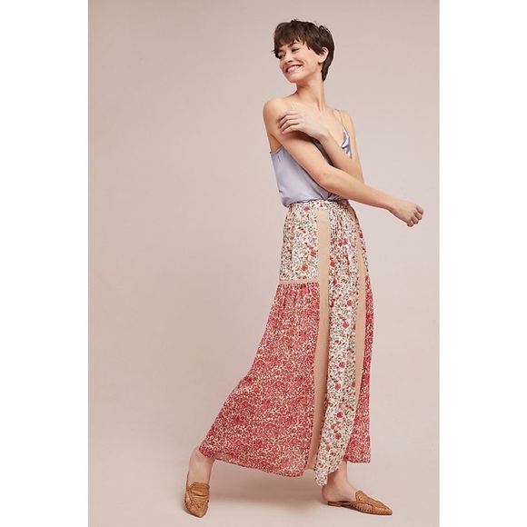 Anthropologie Dresses & Skirts - Anthropologie • NWT Sun-Kissed Floral Skirt
